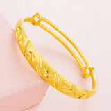 European Hot Fine Girl Phoenix 24KT Bracelet Bangle