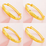 European Hot Fine Woman Girl Phoenix 24KT Bracelet Bangle
