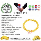 European Hot Fine Woman Girl Party Birthday Wedding Gift Heart Chain Bracelet