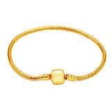 European Fine Woman Party Gift 24KT Snake Bracelet