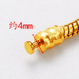 European Fine Woman Party Gift 24KT Snake Bracelet