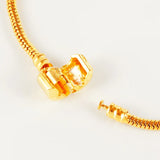 European Fine Woman Party Gift 24KT Snake Bracelet