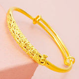 Vintage Peacock 24KT Bracelet Bangle for Women