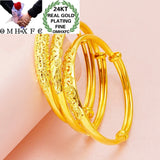 Vintage Peacock 24KT Bracelet Bangle for Women