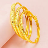 OMHXFC BE387 Vintage Peacock 24KT Bracelet Bangle