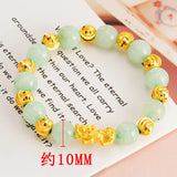 Vintage PIXIU Beads Chain Bracelet 24KT