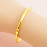 European Hot Fine Woman Girl 24KT Bracelet Bangle