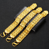 BE391 20mm Wide Watch Chain 24KT Bracelet