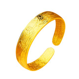 European Hot Fine Woman Mother Party Birthday Wedding Gift Flower 24KT Bracelet