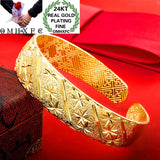 BE398 European Fine Woman Mother Party Birthday Wedding Gift Wide Star Bracelet