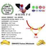 European Hot Fine Woman Mother Party Birthday Wedding Gift LOVE Heart Bracelet