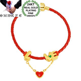 European Hot Fine Woman Mother Party Birthday Wedding Gift LOVE Heart Bracelet