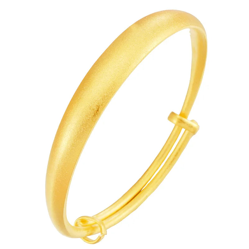European Hot Woman Birthday Gift 24KT Bracelet Bangle