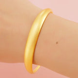 European Hot Woman Birthday Gift 24KT Bracelet Bangle