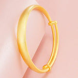 European Hot Woman Birthday Gift 24KT Bracelet Bangle