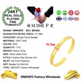 European Hot Fine Woman Mother Party Birthday Wedding Gift 24KT Bracelet