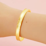 European Hot Fine Woman Mother Party Birthday Wedding Gift 24KT Bracelet