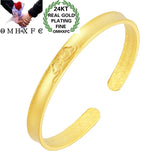 European Hot Fine Woman Mother Party Birthday Wedding Gift 24KT Bracelet