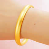 European Hot Fine Woman Mother Party Birthday Wedding Gift 24KT Bracelet Bangle