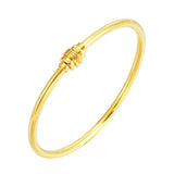 European Hot Thin 520 Lock 24KT Bracelet Bangle