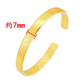 European Hot Fine Woman Mother Party Birthday Wedding Gift Vintage 24KT Bracelet
