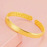 European Hot Fine Woman Mother Party Birthday Wedding Gift Vintage 24KT Bracelet