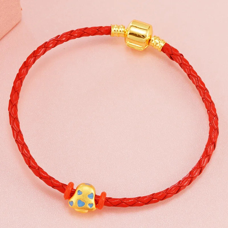EU Fine Woman Girl Party Birthday Wedding Gift Mushroom Bracelet