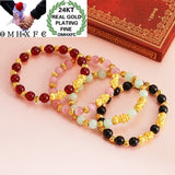 Vintage PIXIU Beads Chain 24KT Bracelet