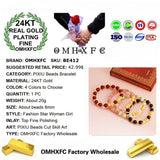 Vintage PIXIU Beads Chain 24KT Bracelet