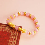 Vintage PIXIU Beads Chain 24KT Bracelet