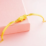 European Vintage PIXIU Coin 24KT Bracelet Bangle