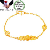 European Fine Woman Girl Party Birthday Gift Coin PIXIU Bracelet