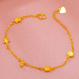 European Fine Woman Party Birthday Wedding Gift Beach Sea Star Shell Bracelet