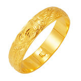 European Fine Hot Woman Party Birthday Wedding Gift 15MM 24KT Bracelet Bangle