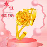 Vintage Flower 24KT Bracelet Bangle for Women - Fine Gift