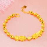 European Fine Hot Woman Girl Party Birthday Wedding Gift PIXIU Beads Bracelet