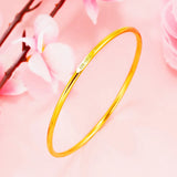 European Fine Hot Woman Girl Party Wedding 24KT Bangle Bracelet