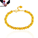 European Couple Party Wedding Gift Round Beads Bracelet