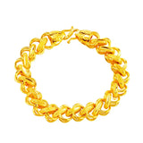 European Party Wedding Gift Twisted Chain Wide Bracelet