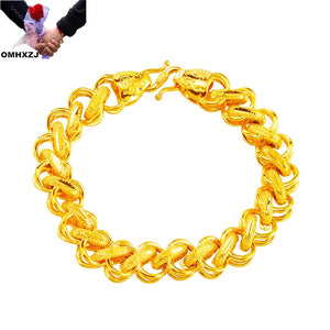 European Party Wedding Gift Twisted Chain Wide Bracelet