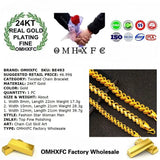 European Party Wedding Gift Twisted Chain Wide Bracelet