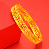 BE519 European Fine Woman Bride Hollow 24KT Bangle