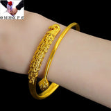 European Fine Peacock 24KT Bracelet Bangle