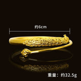 European Fine Peacock 24KT Bracelet Bangle