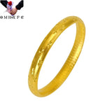 European Fine Woman Bride Mother 24KT Bracelet Bangle