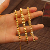 24KT Phoenix Beads Bracelet European Fine Hot Woman Girl Bride Party Gift
