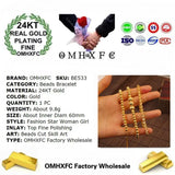 24KT Phoenix Beads Bracelet European Fine Hot Woman Girl Bride Party Gift