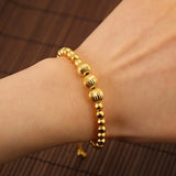 24KT Phoenix Beads Bracelet European Fine Hot Woman Girl Bride Party Gift