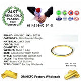 European Fine Woman Girl Mother Party Birthday Wedding Gift Bracelet Bangle
