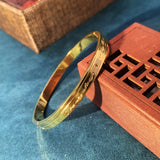 BE535 European Hot Woman Girl Party Wedding Gift 24KT Bracelet Bangle